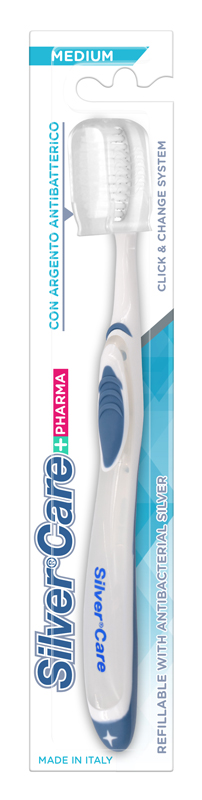 SILVERCARE PHARMA SPAZZOLINO MEDIO - famajoy.it