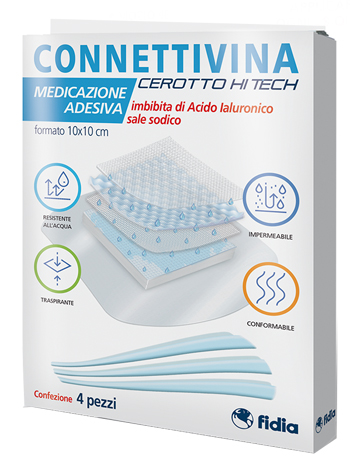 CEROTTO CONNETTIVINA HITECH 10 X 10 CM 4 PEZZI - famajoy.it
