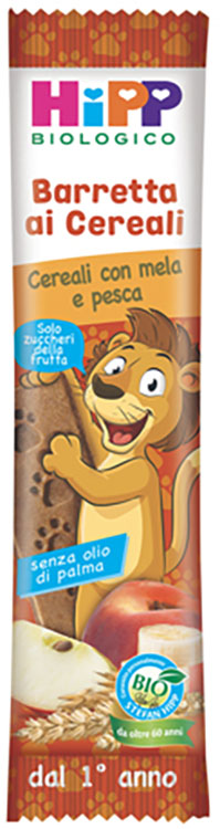 HIPP BIO BARRETTA AI CEREALI CON MELA/PESCA 20 G - famajoy.it
