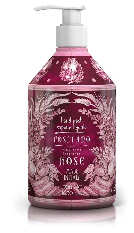 LE MAIOLICHE SAPONE LIQUIDO POSITANO ROSE 500 ML - famajoy.it