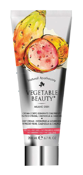 VEGETABLE BEAUTY CREMA CORPO IDRATANTE RIGENERANTE FICO INDIA 200 ML - famajoy.it