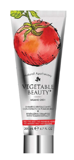 VEGETABLE BEAUTY SHAMPOO RIVITALIZZANTE POMODORO 200 ML - famajoy.it