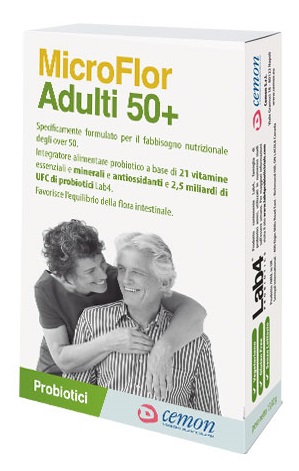 MICROFLOR ADULTI 50+ 30 CAPSULE - famajoy.it