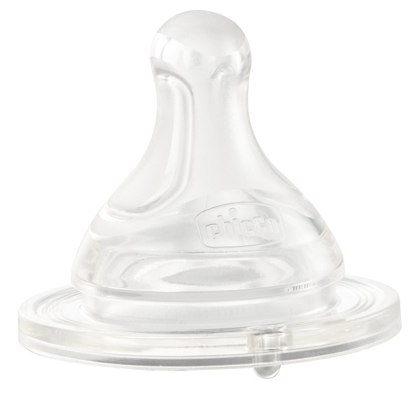 CHICCO TETTARELLA PERFECT 5 4M IN SILICONE 3 FORI 2 PEZZI - famajoy.it