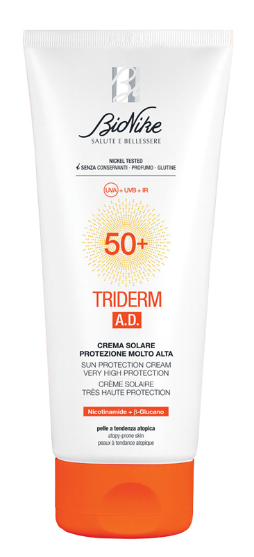 TRIDERM AD CREMA SOLARE SPF50+ 200 ML - famajoy.it