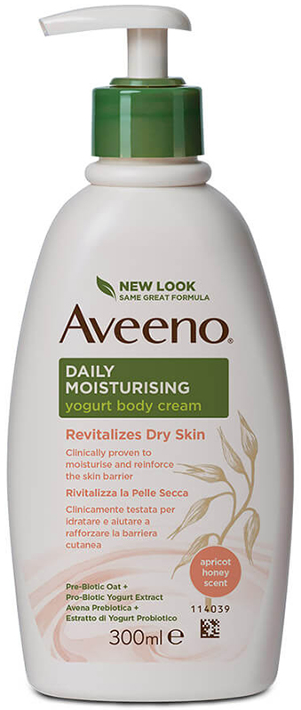 AVEENO CREMA CORPO YOGURT ALBICOCCA&MIELE 300 ML - famajoy.it