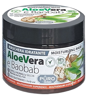 PURO MASCHERA ALOE E BAOBAB 250 ML - famajoy.it
