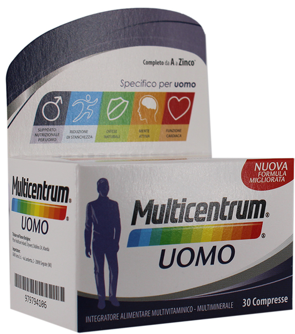 MULTICENTRUM UOMO 30 COMPRESSE - famajoy.it