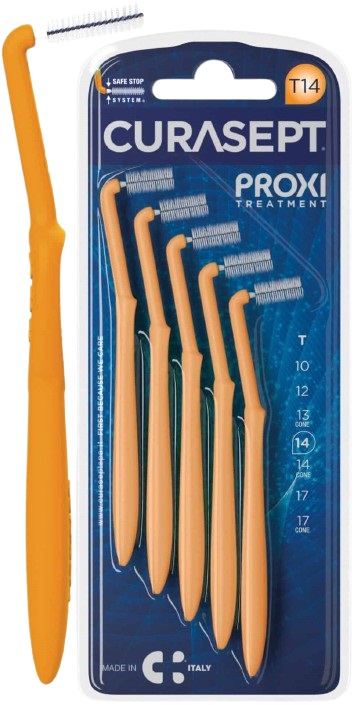 CURASEPT PROXI ANGLE T14 ARANCIO/ORANGE 5 PEZZI - famajoy.it