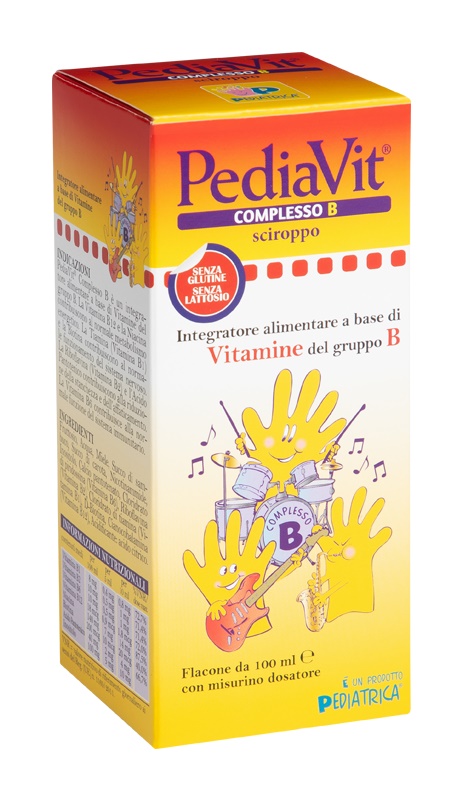 PEDIAVIT COMPLESSO B SCIROPPO 100 ML - famajoy.it