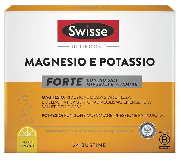 SWISSE MAGNESIO POTASSIO FORTE 24 BUSTINE - famajoy.it
