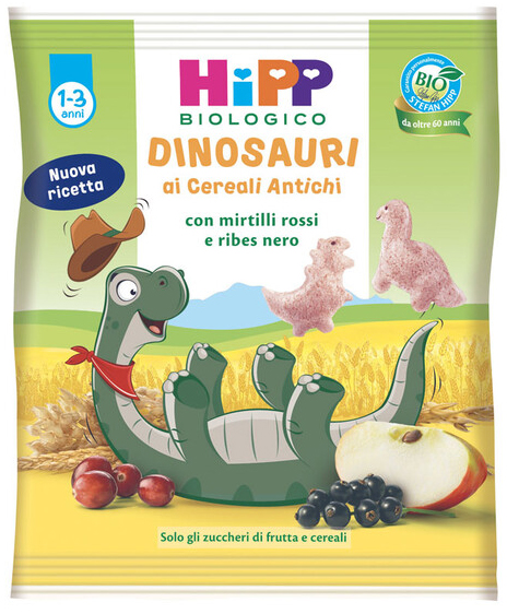 HIPP BIO DINOSAURI CEREALI ANTICHI 30 G - famajoy.it
