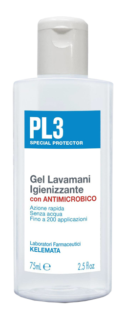 PL3 GEL LAVAMANI IGIENIZZANTE ANTIMICROBICO 75 ML - famajoy.it
