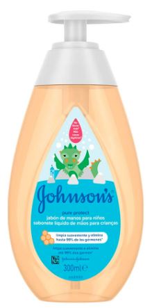JOHNSONS BABY PURE PROTECT SAPONE MANI BAMBINI 300 ML - famajoy.it