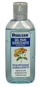 DUALSAN GEL MANI IGIENIZZANTE ALCOOL 62% 100 ML - famajoy.it