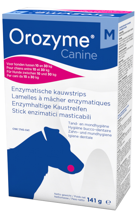 OROZYME CANINE STRISCE ENZIMATICHE MASTICABILI PER CANI DI TAGLIA MEDIA - famajoy.it