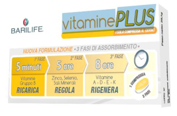 BARILIFE VITAMINE PLUS 30 COMPRESSE TRIFASE - famajoy.it