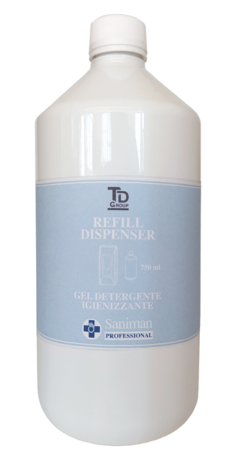 SANIMAN PROFESSIONAL DETERGENTE GEL IGIENIZZANTE 750 ML - famajoy.it