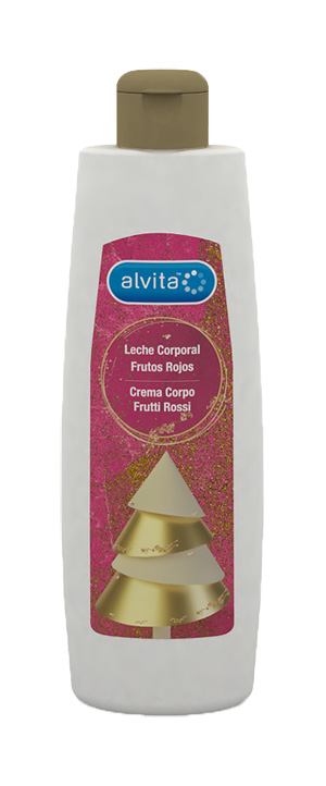 ALVITA CREMA CORPO NATALE FRUTTI ROSSI 400 ML - famajoy.it