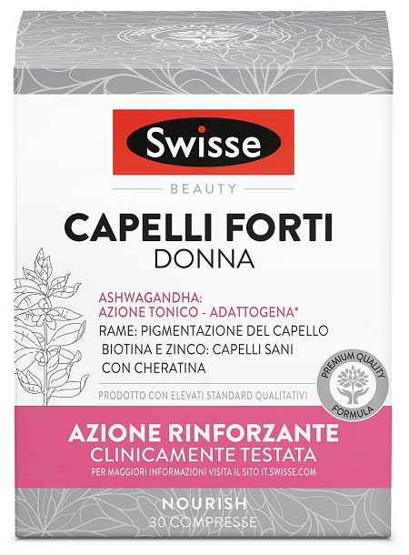 SWISSE CAPELLI FORTI DONNA 30 COMPRESSE - famajoy.it