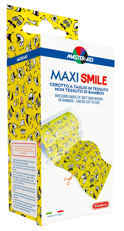 CEROTTO A TAGLIO MASTER-AID MAXI SMILE TNT 50 X 8 CM - famajoy.it