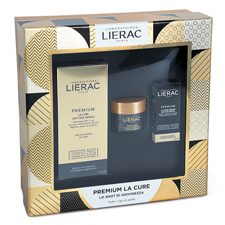 LIERAC CF PREMIUM CURE 30 ML + PREMIUM CREMA 15 ML + PREMIUM YEUX 3 ML - famajoy.it