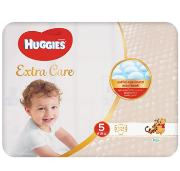 HUGGIES EXTRA CARE GRANDE 5 32 PEZZI - famajoy.it