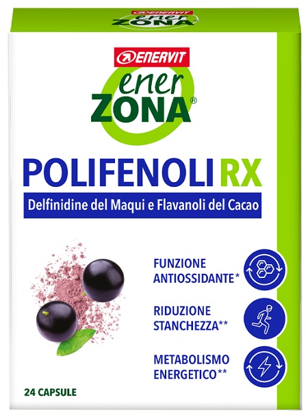 ENERZONA POLIFENOLI RX 24 CAPSULE - famajoy.it