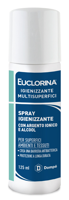 EUCLORINA IGIENIZZANTE MULTISUPERFICI SPRAY 125 ML - famajoy.it