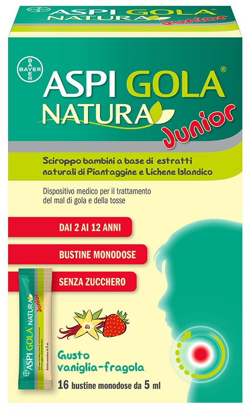 ASPI GOLA NATURA JUNIOR 16 BUSTINE MONODOSE DA 5 ML - famajoy.it