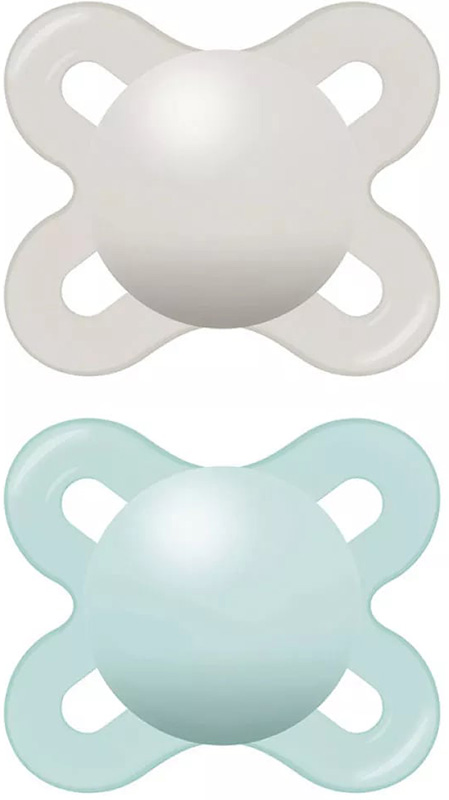 MAM SUCCHIETTO ORIGINAL START 0-2 MESI SILICONE NEUTRO 2 PEZZI - famajoy.it