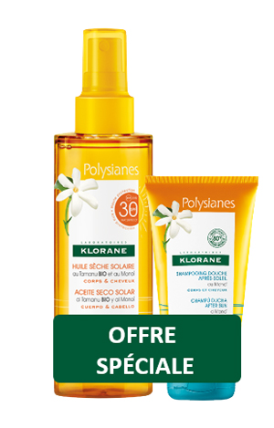 KLORANE KIT POLYSIANES OLIO SECCO TAMANU MONOI SPF30 200 ML + SHAMPOO DOCCIA MONOI 75 ML - famajoy.it