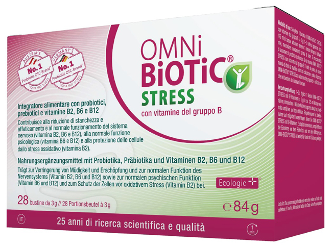 OMNI BIOTIC STRESS VITAMINE GRUPPO B 28 BUSTINE DA 3 G - famajoy.it
