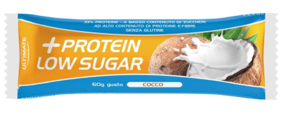 ULTIMATE BARRETTA+ PROTEIN LOW SUGAR COCCO 60 G - famajoy.it