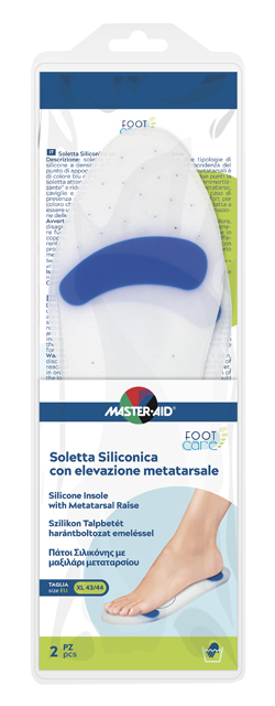 SOLETTA SILICONICA MASTER-AID FOOTCARE XL 43-44 METATARSO I7 - famajoy.it