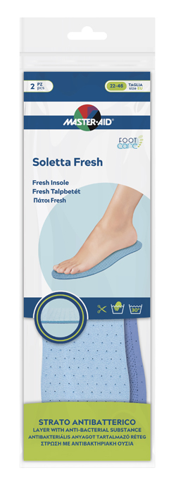 MASTER-AID FOOTCARE SOLETTA FRESH RITAGLIABILE 2 PEZZI I2 - famajoy.it