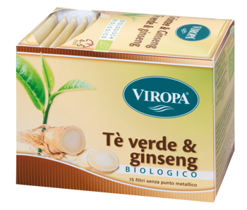VIROPA TE VERDE/GINSENG BIO 15 FILTRI - famajoy.it