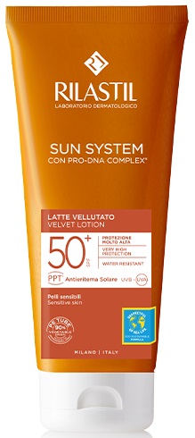 RILASTIL SUN SYSTEM PHOTO PROTECTION TERAPY SPF 50+ LATTE VELLUTANTE 200 ML - famajoy.it