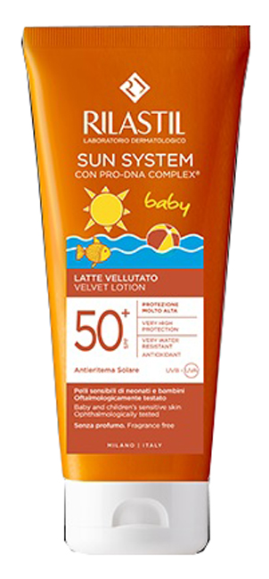 RILASTIL SUN PPT SPF 50+ BABY LATTE VELLUTO 200 ML - famajoy.it
