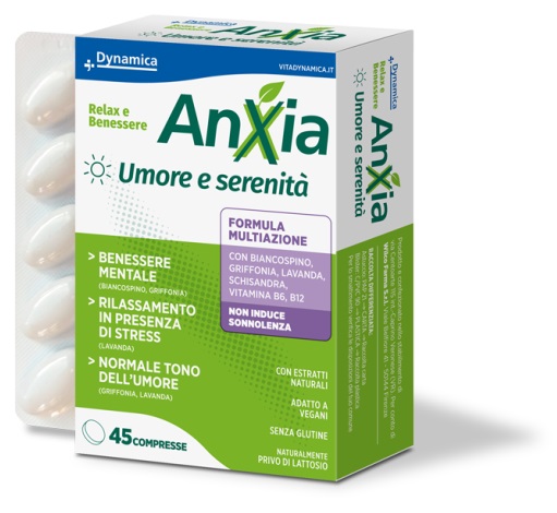 DYNAMICA ANXIA RELAX E BENESSERE NATURALE 45 COMPRESSE - famajoy.it