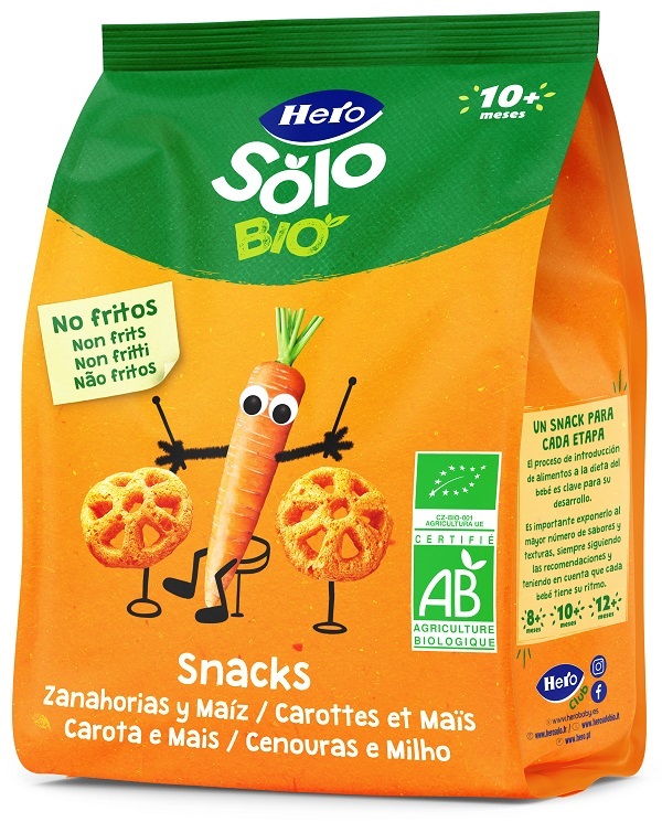 HERO BABY SOLO SNACK CAROTA MAIS 40 G - famajoy.it