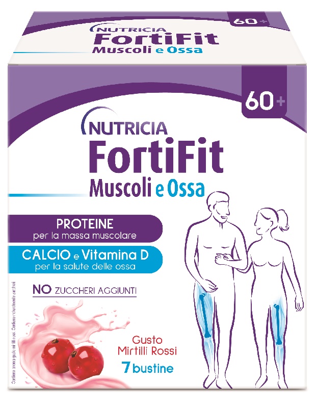 FORTIFIT MUSCOLI&OSSA MIRTILLO ROSSO 7 BUSTINE - famajoy.it