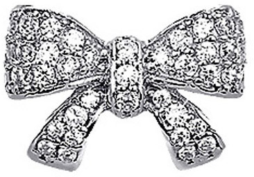 ORECCHINI BOW TIE CRYSTALS 12 MM - famajoy.it