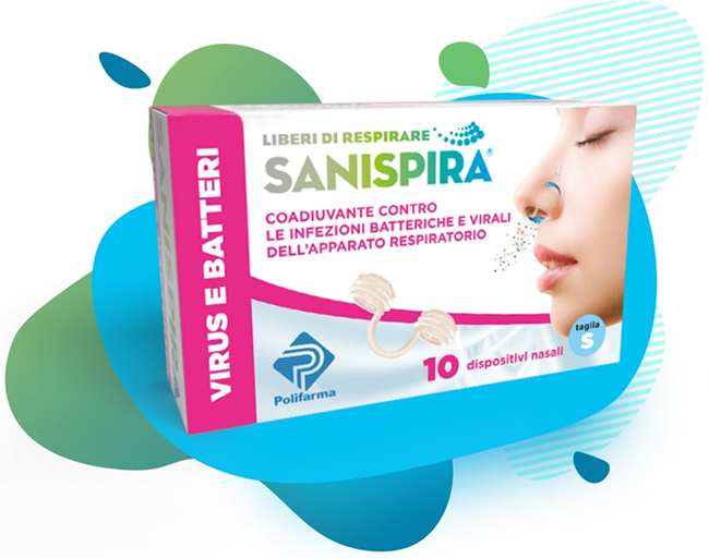 SANISPIRA VISUR & BATTERI FILTRO NASALE SMALL 10 PEZZI - famajoy.it