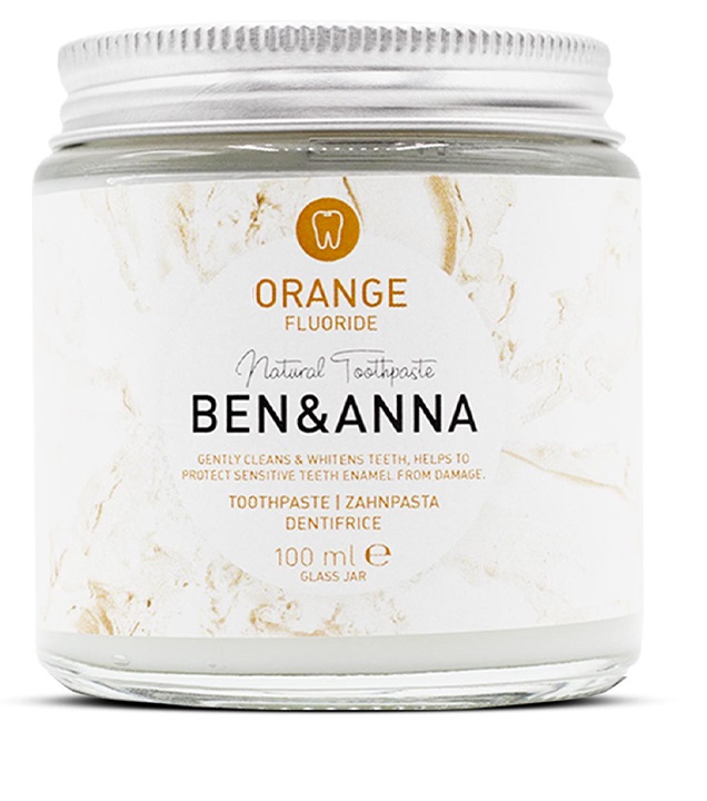 BEN&ANNA NATURAL TOOTHPASTE ORANGE 100 ML - famajoy.it