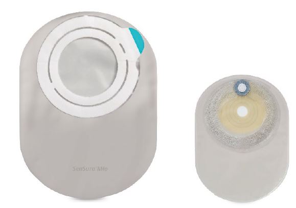 SENSURA MIO FLEX SISTEMA 2 PEZZI CON AGGANCIO ADESIVO SACCA COLOSTOMIA A FONDO CHIUSO TRASPARENTE 50MM 30 PEZZI - famajoy.it