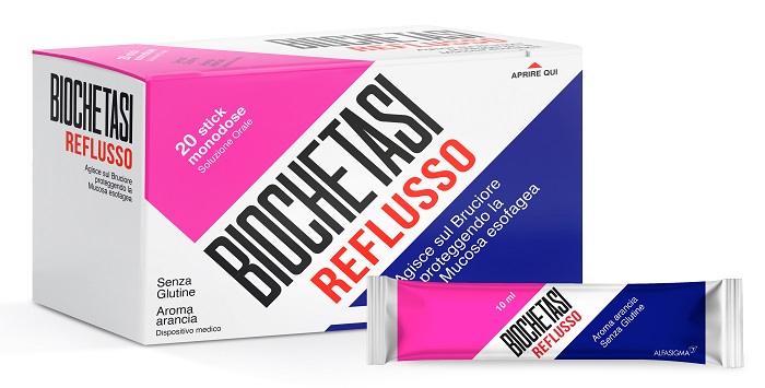 BIOCHETASI REFLUSSO 20 STICK AROMA ARANCIA - famajoy.it