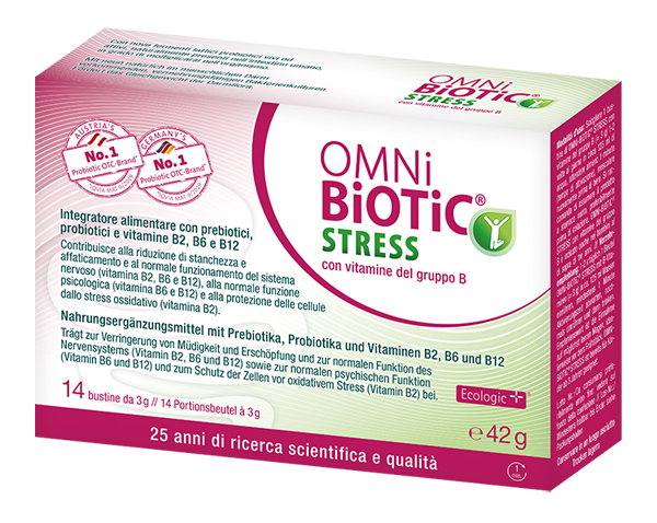 OMNI BIOTIC STRESS VITAMINE GRUPPO B 14 BUSTINE DA 3 G - famajoy.it