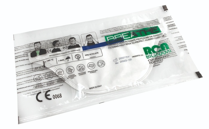 BREATHE MASCHERINA FFP2 NON RIUTILIZZABILE 1 PEZZO - famajoy.it