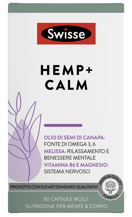 SWISSE HEMP+ CALM 60 CAPSULE - famajoy.it